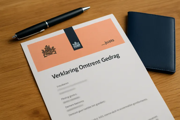 Alles wat je moet weten over de verklaring omtrent gedrag Alles wat je moet weten over de verklaring omtrent gedrag